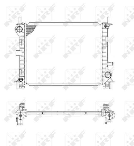 NRF Radiateur 509614