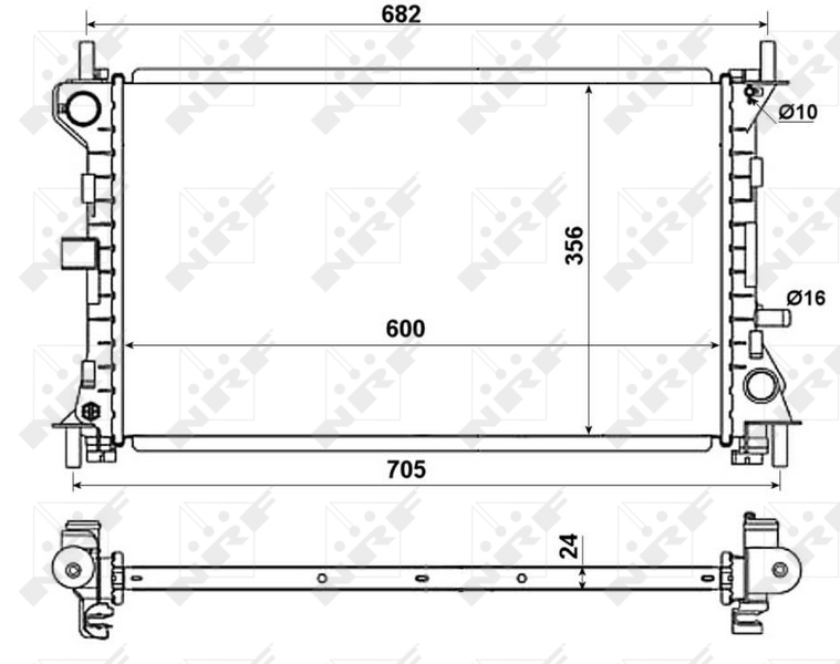 NRF Radiateur 509638