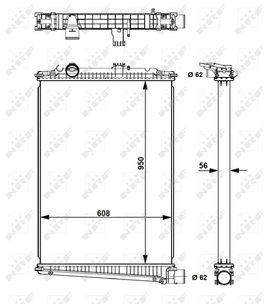 NRF Radiateur 509679