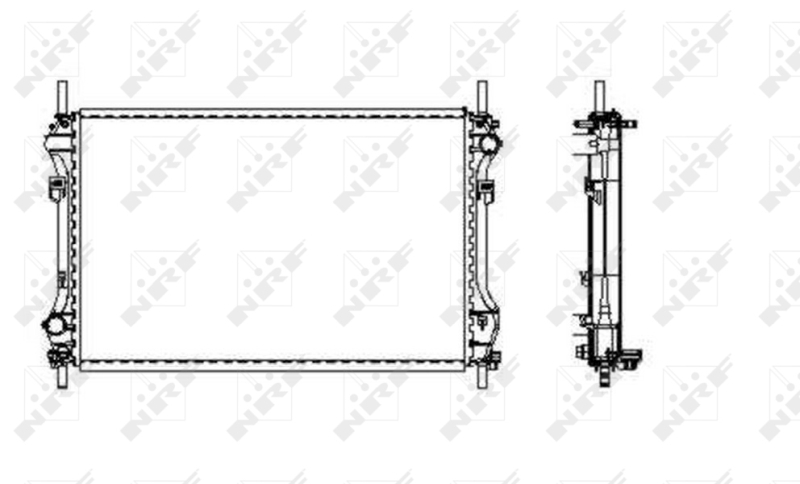 NRF Radiateur 509696