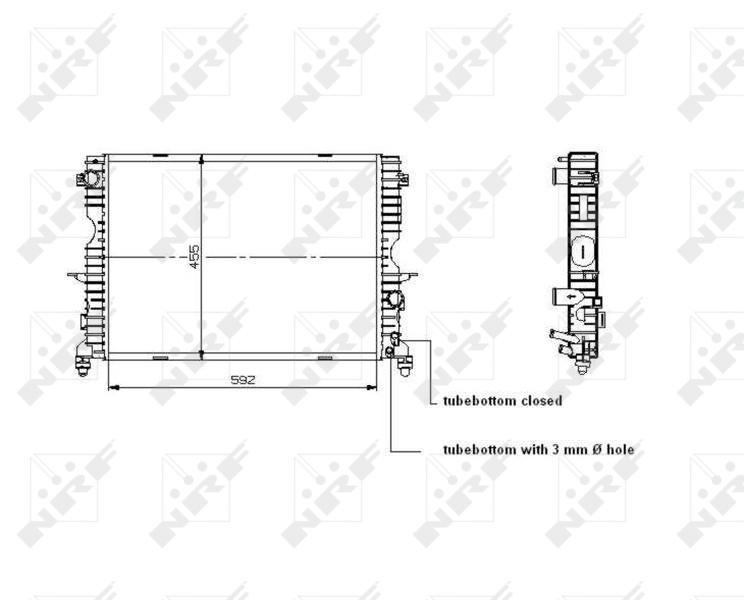 Radiateur NRF 509729