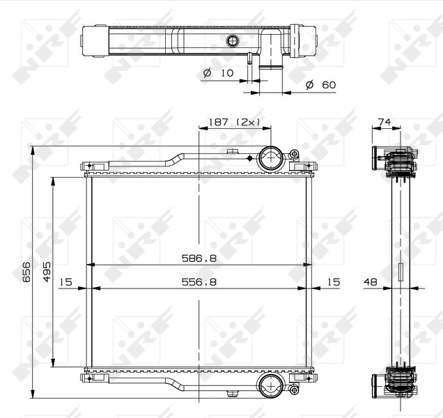 NRF Radiateur 509765