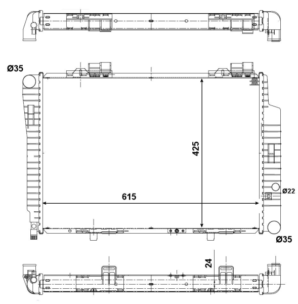 NRF Radiateur 51284