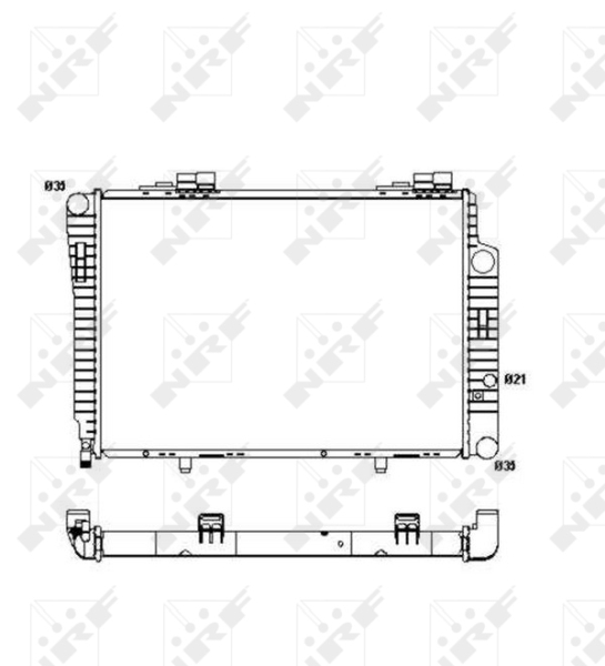 NRF Radiateur 51286
