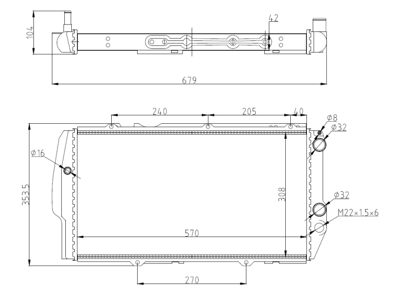 NRF Radiateur 51311