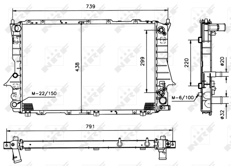 NRF Radiateur 51319