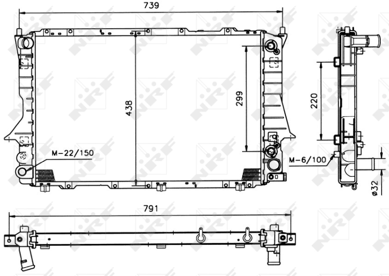 NRF Radiateur 51321