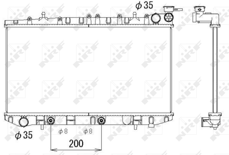 Radiateur NRF 513497