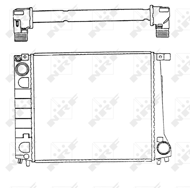 NRF Radiateur 51349