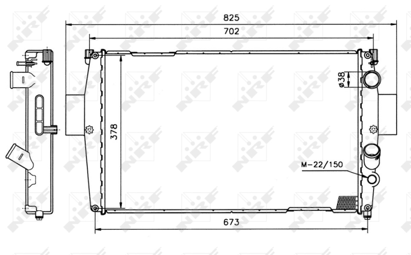 NRF Radiateur 51538