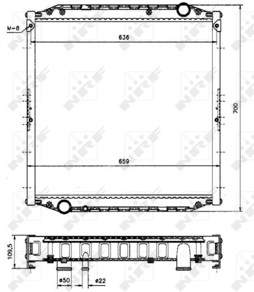 NRF Radiateur 51569A