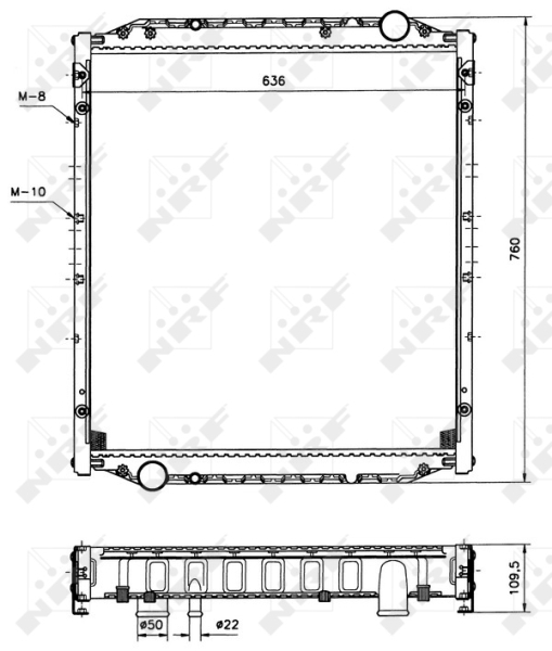 NRF Radiateur 51590