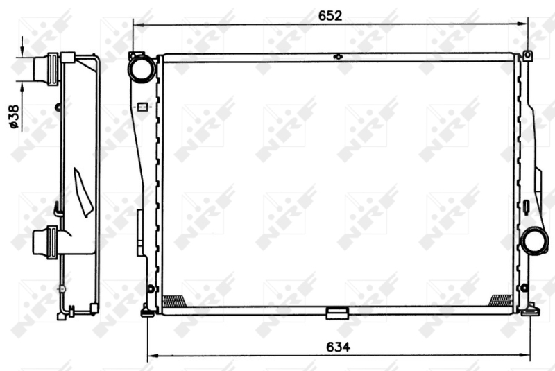 NRF Radiateur 51597