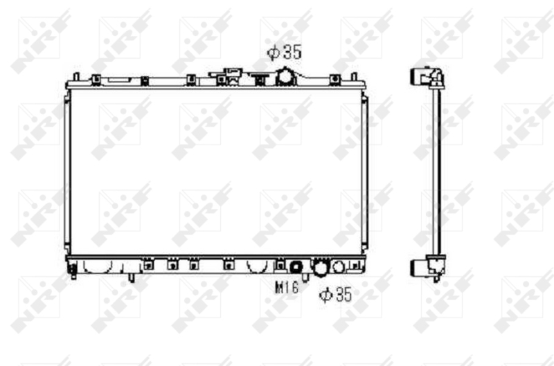 NRF Radiateur 516658