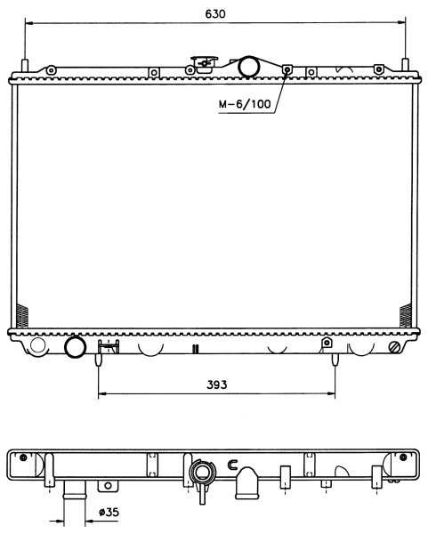 NRF Radiateur 519517