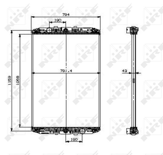NRF Radiateur 519541