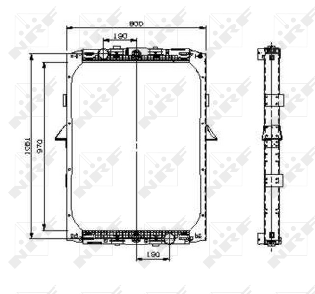NRF Radiateur 519551