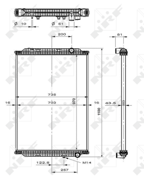 NRF Radiateur 519564