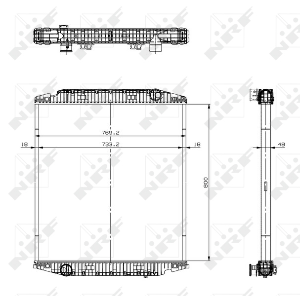 NRF Radiateur 519567