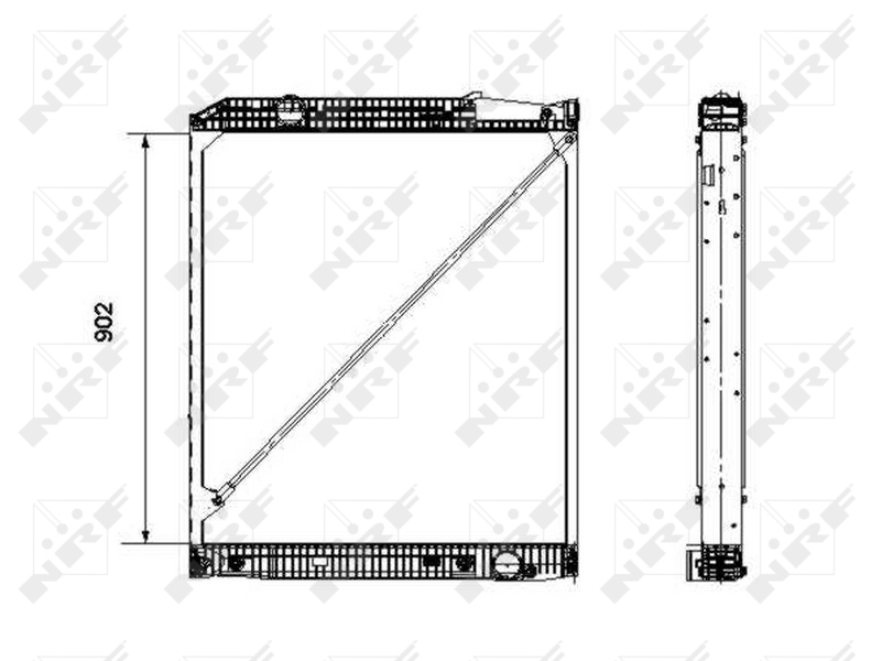 NRF Radiateur 519576