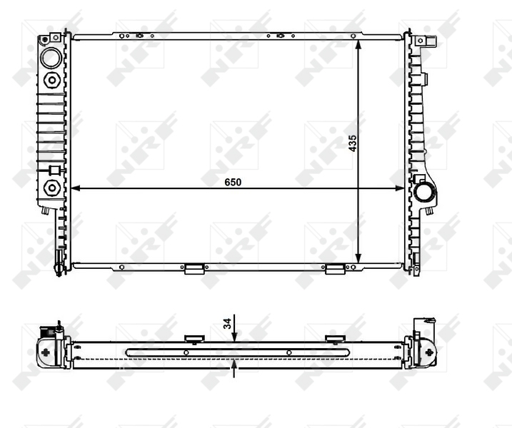 NRF Radiateur 519588