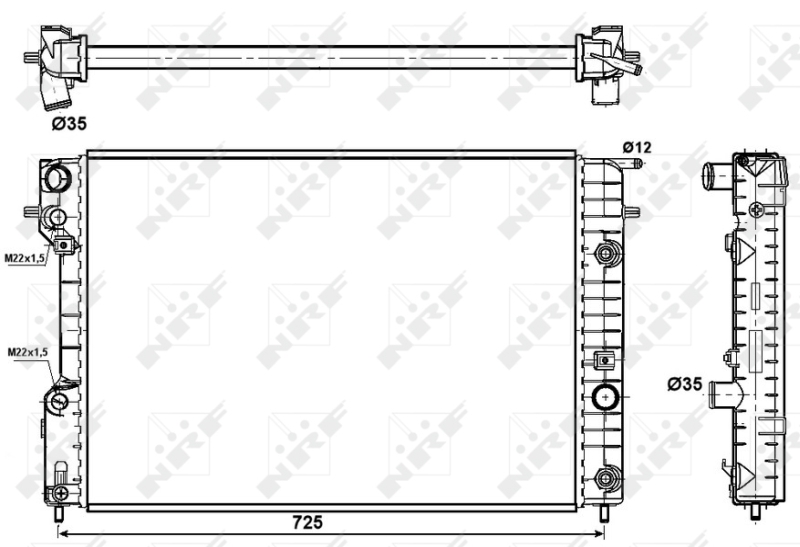 NRF Radiateur 519689