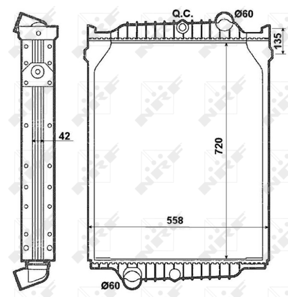 NRF Radiateur 519710