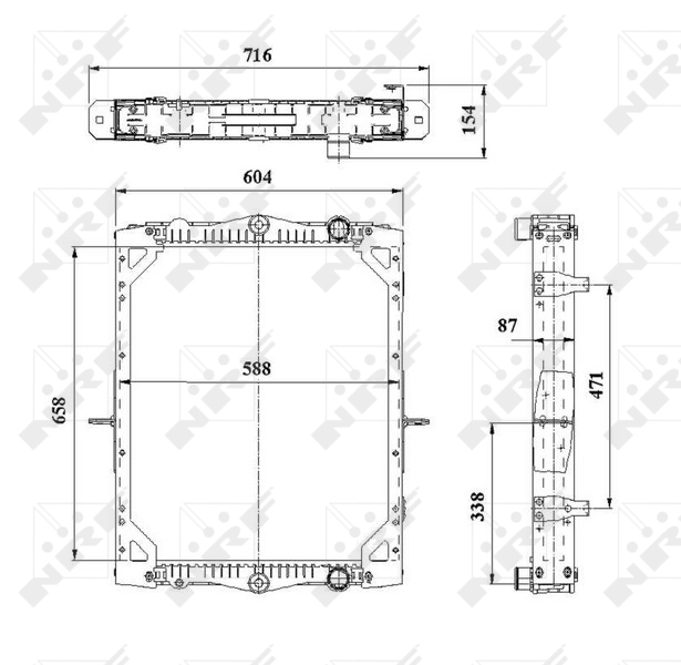 NRF Radiateur 519744