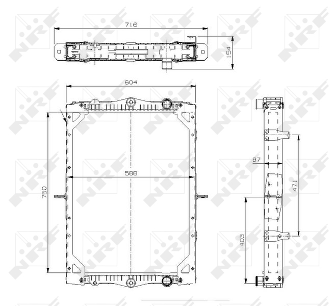 NRF Radiateur 519745