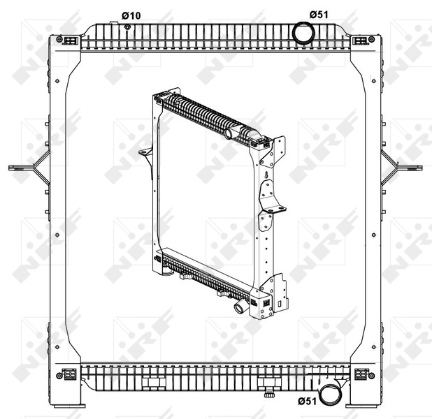 NRF Radiateur 519798