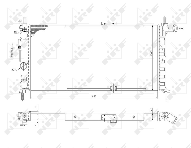 NRF Radiateur 52019