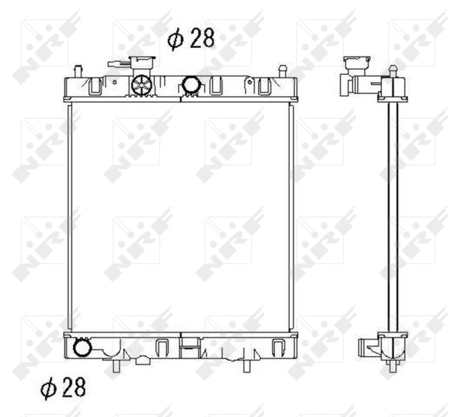 NRF Radiateur 52060