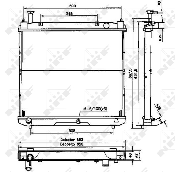 NRF Radiateur 52068