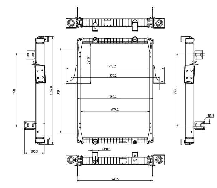 NRF Radiateur 52072