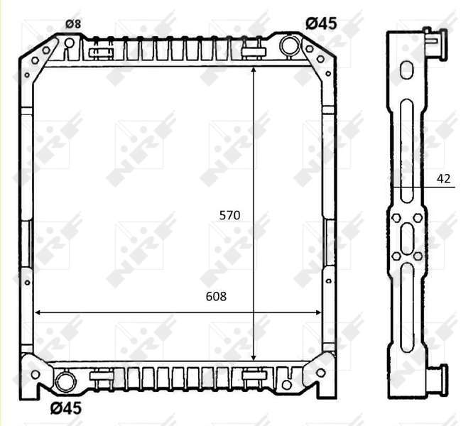 NRF Radiateur 52096