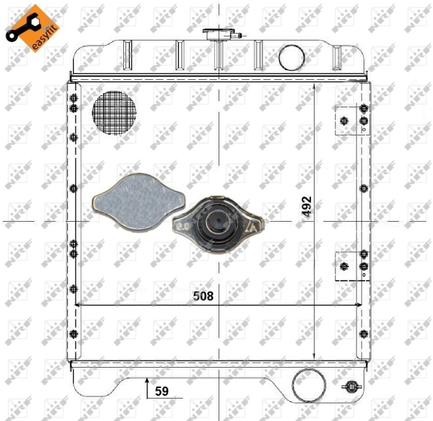 NRF Radiateur 52104