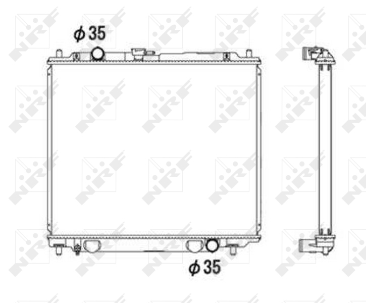 NRF Radiateur 52108