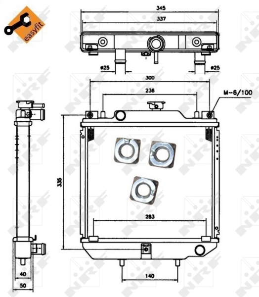 NRF Radiateur 52110