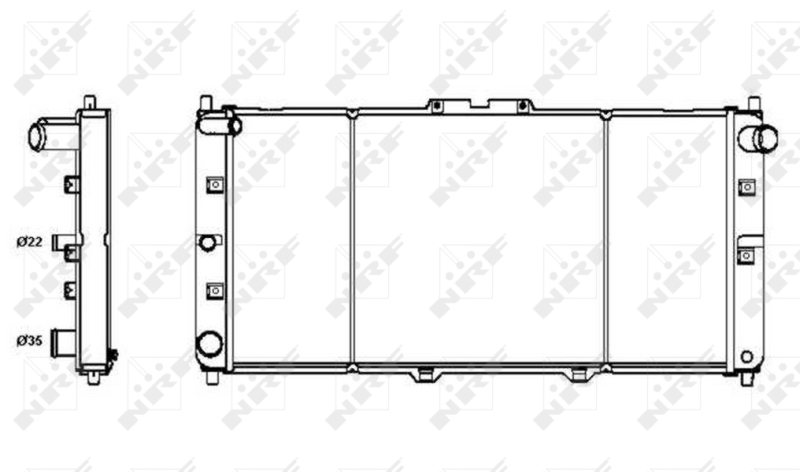 Radiateur NRF 52121