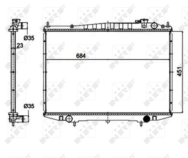 NRF Radiateur 52131