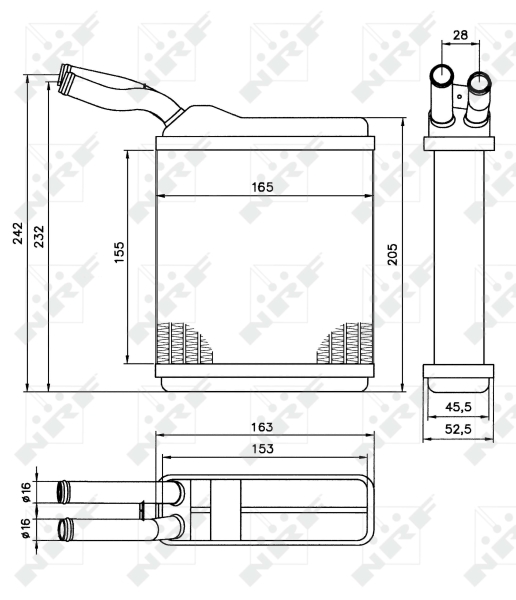 NRF Kachelradiateur 52134