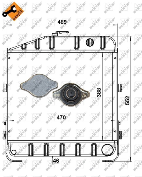 NRF Radiateur 52159