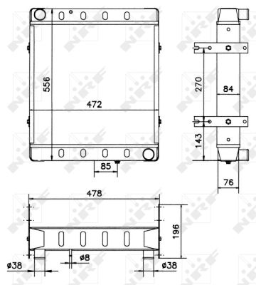 NRF Aandrijfaccu koeler 52169