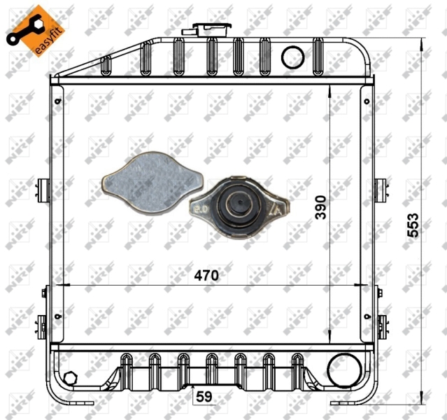 NRF Radiateur 52172