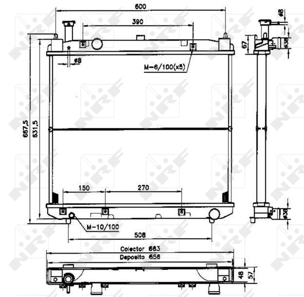 NRF Radiateur 52231