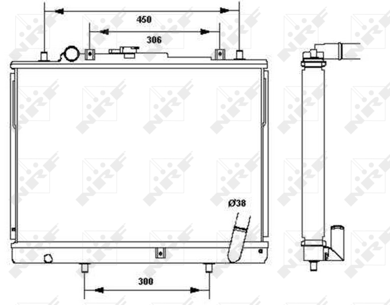 NRF Radiateur 52233