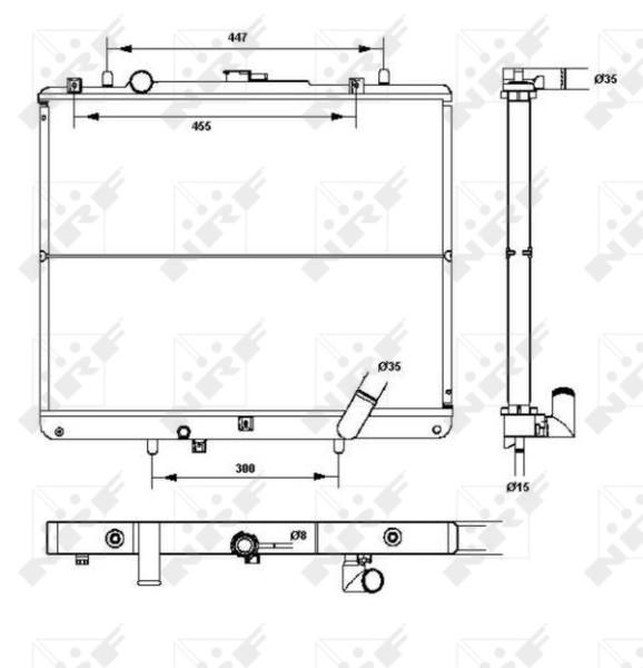 NRF Radiateur 52234