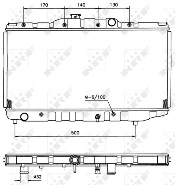 Radiateur NRF 526711