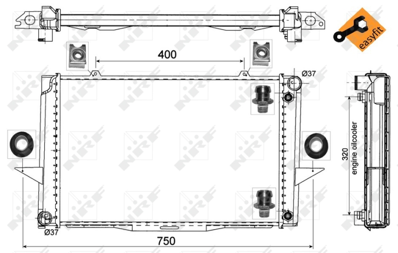 NRF Radiateur 529509