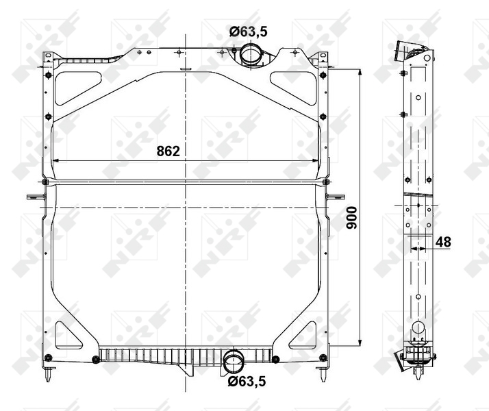 NRF Radiateur 529702